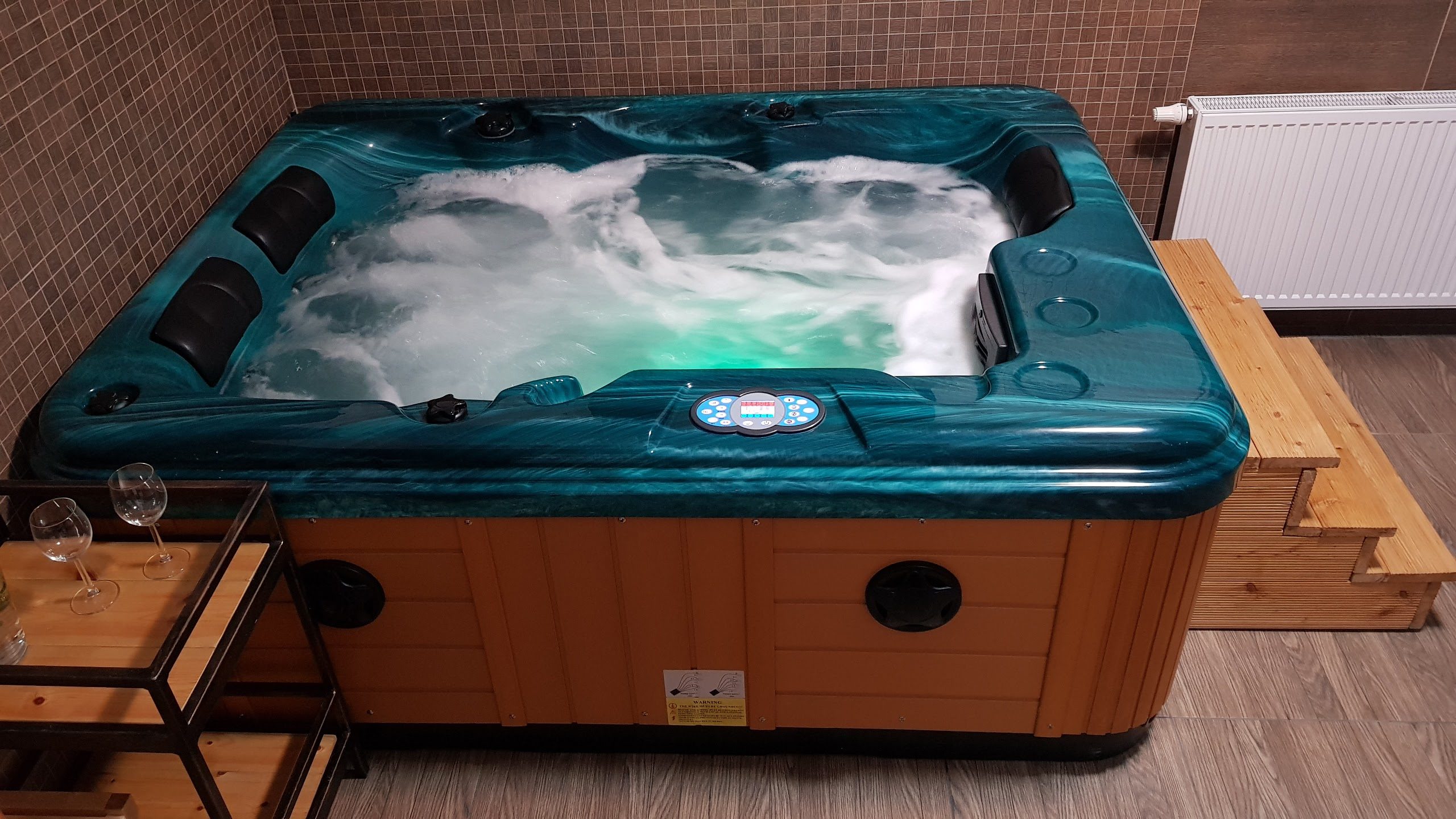 Luxusná vírivka jacuzzi v apartmáne Malý Princ Bojnice - exkluzívne ubytovanie Slovensko